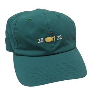 Masters Augusta National 2022 American‎ Needle Strapback Green Hat Ladies Fit